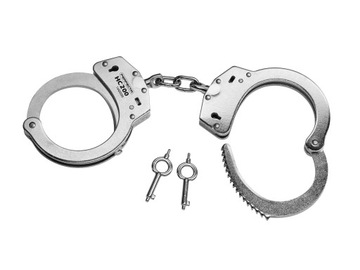 UMAREX HANDCuffs Perfecta HC 200 Замок STRONG Никелированная сталь + 2 ключа