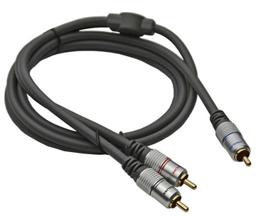 Кабель Y-образного типа 1RCA-2RCA для сабвуфера Prolink 3 м