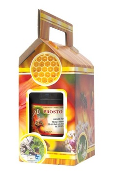 Pudełko Ozdobne na 1 słoik miodu 900ml (10szt) - P1B