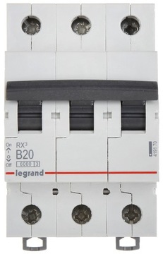 АВТОМАТИЧЕСКИЙ ВЫКЛЮЧАТЕЛЬ LEGRAND RX³ 3P B20A 419170