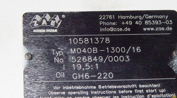 KĄTOWA PRZEKŁADNIA REDUKCYJA - ŚLIMAKOWA firmy ZAE