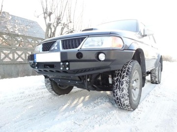 фото thumb №9, Бампер переднее mitsubishi pajero sport стальной