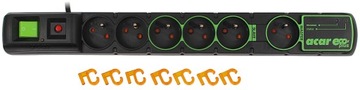 Удлинитель ACAR-ECO-PLUS на 6 розеток
