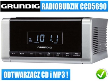 GRUNDIG CCD5690 БУДИЛЬНИК РАДИО С CD/MP3 FM