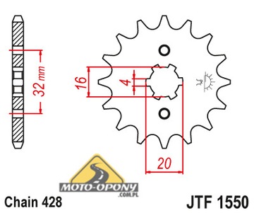 Комплект привода Yamaha MT 125, цепь X-Ring!!