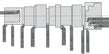 Токарно-ножевая расточная оправка NNWb ISO9R 1212 P30 12x12