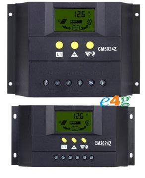 Контроллер солнечного контроллера 80A 12V/24V PWM LCD PV