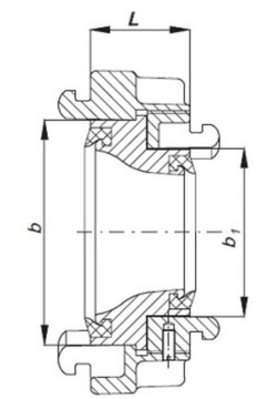 ПЕРЕХОД ДЛЯ ПОЖАРНОГО ШЛАНГА STORZ 52/75мм 2/3дюйма