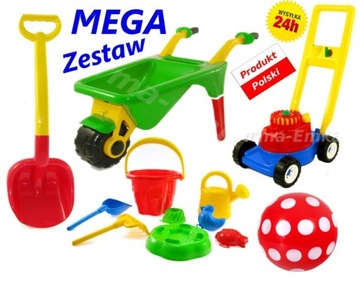 MEGA Sand SET 12 шт. Лопата для газонокосилки и тачки