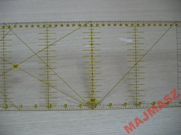 Шаблон для шитья с масштабом пэчворка 15х60 см.