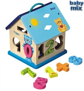 Деревянная игрушка Baby Mix - SORTER HOUSE