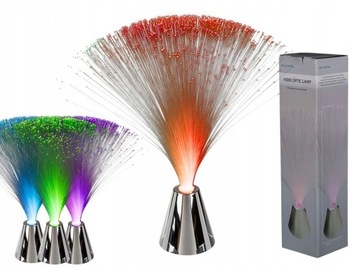 Lampka LED światłowodowa dekoracyjna 30 cm - zmienia kolory