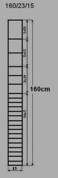 SIATKA LEŚNA OGRODZENIOWA 160/23/15 L