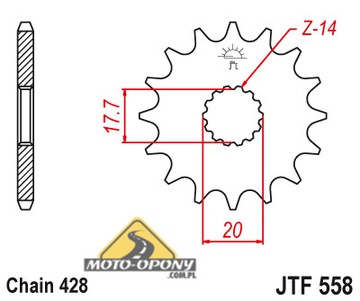 Комплект привода Yamaha TDR 125 93-01 DiD Япония!