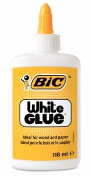 Klej White Glue Biały z Aplikatorem 118ml BIC