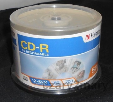 Verbatim CD-R DigitalAudio Cyanine для печати, конверт для компакт-диска, 1 шт.