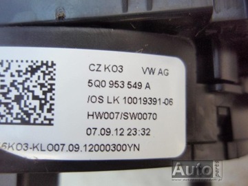 фото thumb №8, Подрулевые рычаги 5q0953507ag 5q0953613aj 5q0953549a golf 7