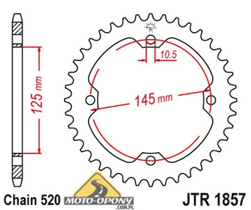 Zestaw napęd-owy Yamaha YFM 250 Raptor DiD X-Ring