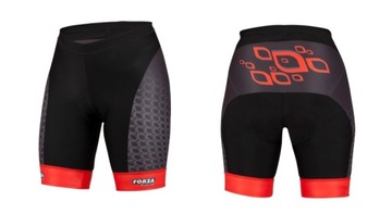 ВЕЛОСИПЕДНЫЕ ШОРТЫ FORZA SPORT RED EYE XL