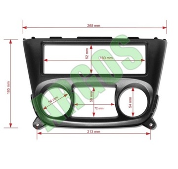 КРЫШКА РАМКИ РАДИО, РАЗЪЕМ ISO, NISSAN ALMERA N16