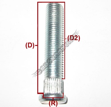 КОЛЕСНЫЕ ШПИЛЬКИ 12x1,25 12,2 62 мм SUZUKI LONG PL