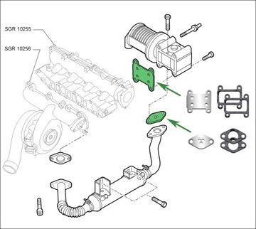 Заглушки EGR 1.9 CDTi OPEL Astra H Signum