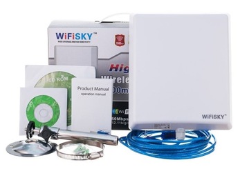 АКТИВНАЯ АНТЕННА WiFi SKY 5м USB ИНТЕРНЕТ до 10км