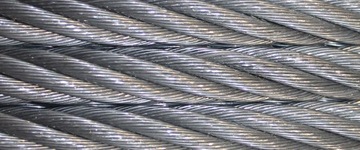 lina stalowa z hakiem HS - 14mm x 20m 14,0t 6x36