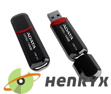 ADATA FAST PenDRIVE 64 ГБ UV150 ПАМЯТЬ USB 3.1