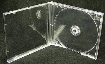 1 x CD Jewel Case CLEAR, 10 шт. для аудио компакт-дисков