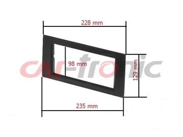 Рамка магнитолы Audi A4(Symphony) (B6/B7) 2001-2008 гг.
