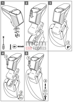 фото thumb №6, Подлокотник peugeot 208 2020- 2008 2020- подлокотник armster 2 чёрный