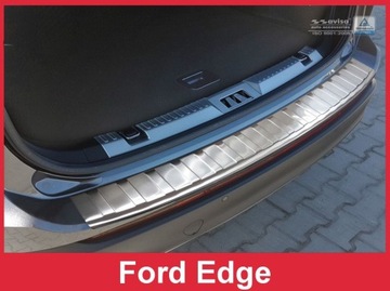 Накладка на задний бампер Ford Edge