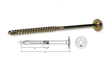 ВИНТЫ КРОВЕЛЬНЫЕ RUSING SCREW 8 x 280мм 50шт.