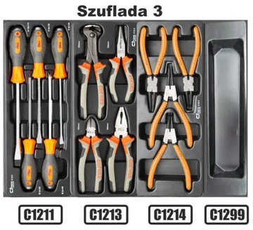 SZAFKA NARZĘDZIOWA WÓZEK CORONA C1271 253 El PROFI