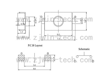 КНОПКА ПЕРЕКЛЮЧАТЕЛЯ 4X6X2,5 мм(3X6MM) ДЛЯ ДИСТАНЦИОННОГО УПРАВЛЕНИЯ