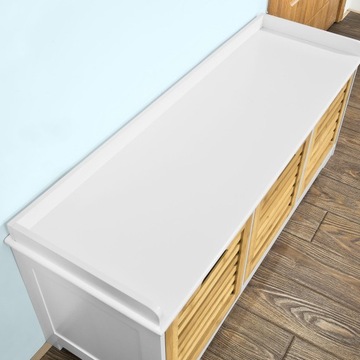SoBuy Галошница С SEAT Bench Corridor 2 ящика FSR23-K-WN