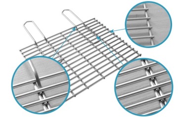 Решетка-гриль для коптильни из нержавеющей стали 47x32 см RO