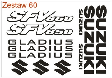 Наклейки Suzuki SV SFV 650 1000 s Gladius 650s