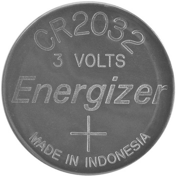 12 литиевых батарей ENERGIZER CR2032 DL2032, 3 В