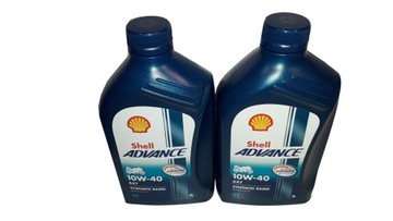 SHELL ADVANCE 4T AX7 МАСЛО 10W40 10W-40 2л