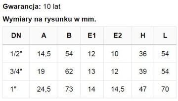 ШАРОВОЙ КРАН НИППЕЛЬ 1/2 ФУТА INVENA PROV STRONG BUTTERFLY