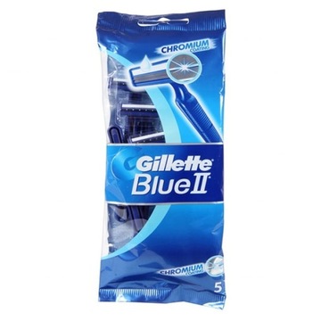 Бритвы Gillette Blue II Plus одноразовые, 5 шт.