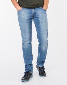 Długie Spodnie Jeans Męskie Texasy Dżinsy dla Wysokich HUNTER 110/22 W32L36