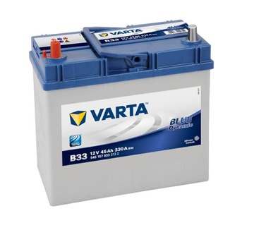 VARTA BLUE DYNAMIC АККУМУЛЯТОР 45Ач, 330А, B33, L+, 238х129х227 мм.