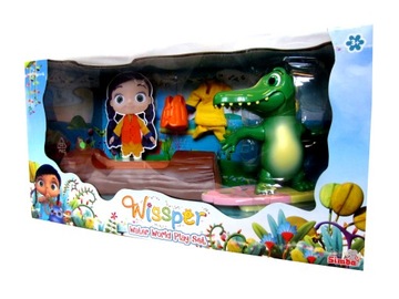 АЛЛИГАТОР КЕВ сказка WISSPER BOAT WATER WORLD BOARD статуэтка