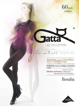 Колготки THICK GATTA ROSALIA 60 DEN 3-M Nero