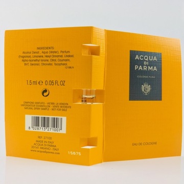 ACQUA DI PARMA Colonia Pura EDC 1,5 мл ПРОБНИК