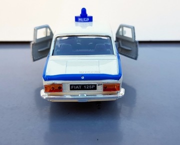 WELLY FIAT 125P МИЛИЦИЯ ПРЛ 1:34