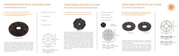 Регулируемая террасная опора для дощатых балок, подкладка 30-45 мм.